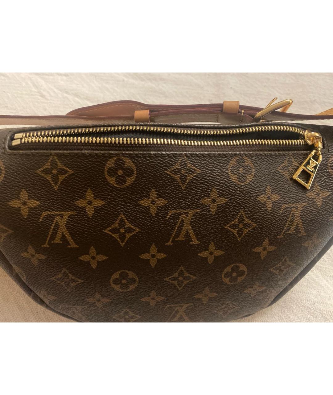 LOUIS VUITTON Коричневая поясная сумка, фото 8