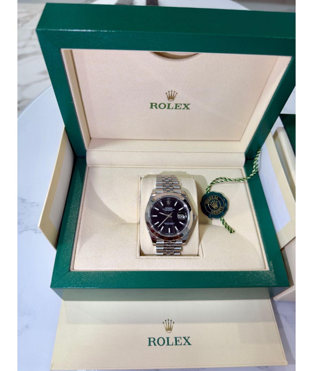 ROLEX Серебряные часы, фото 3