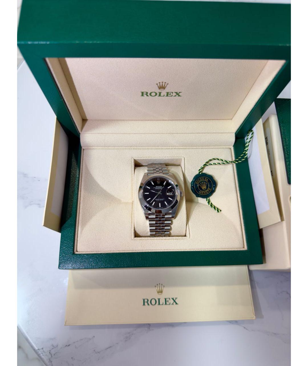 ROLEX Серебряные часы, фото 2