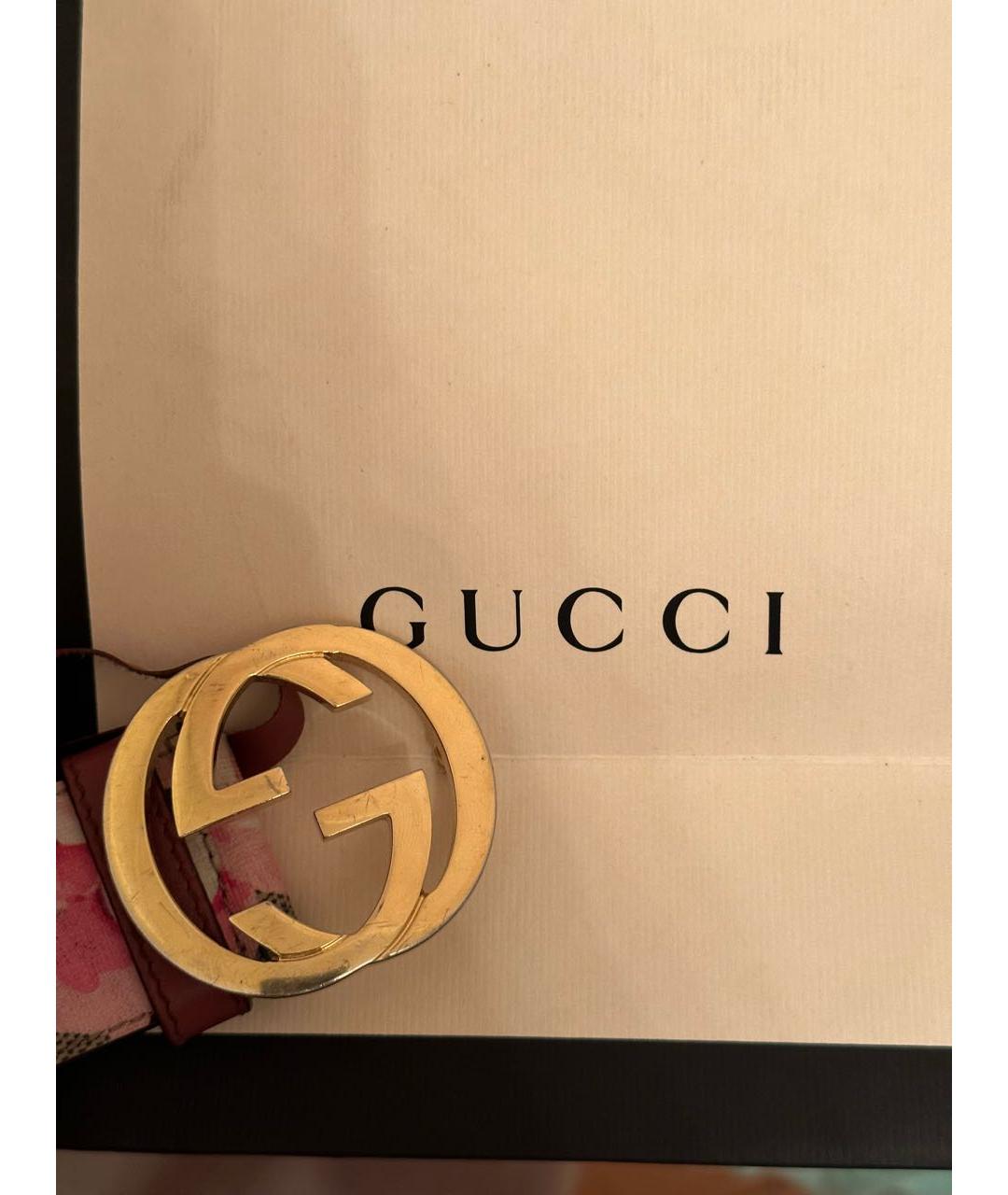 GUCCI Кожаный ремень, фото 4