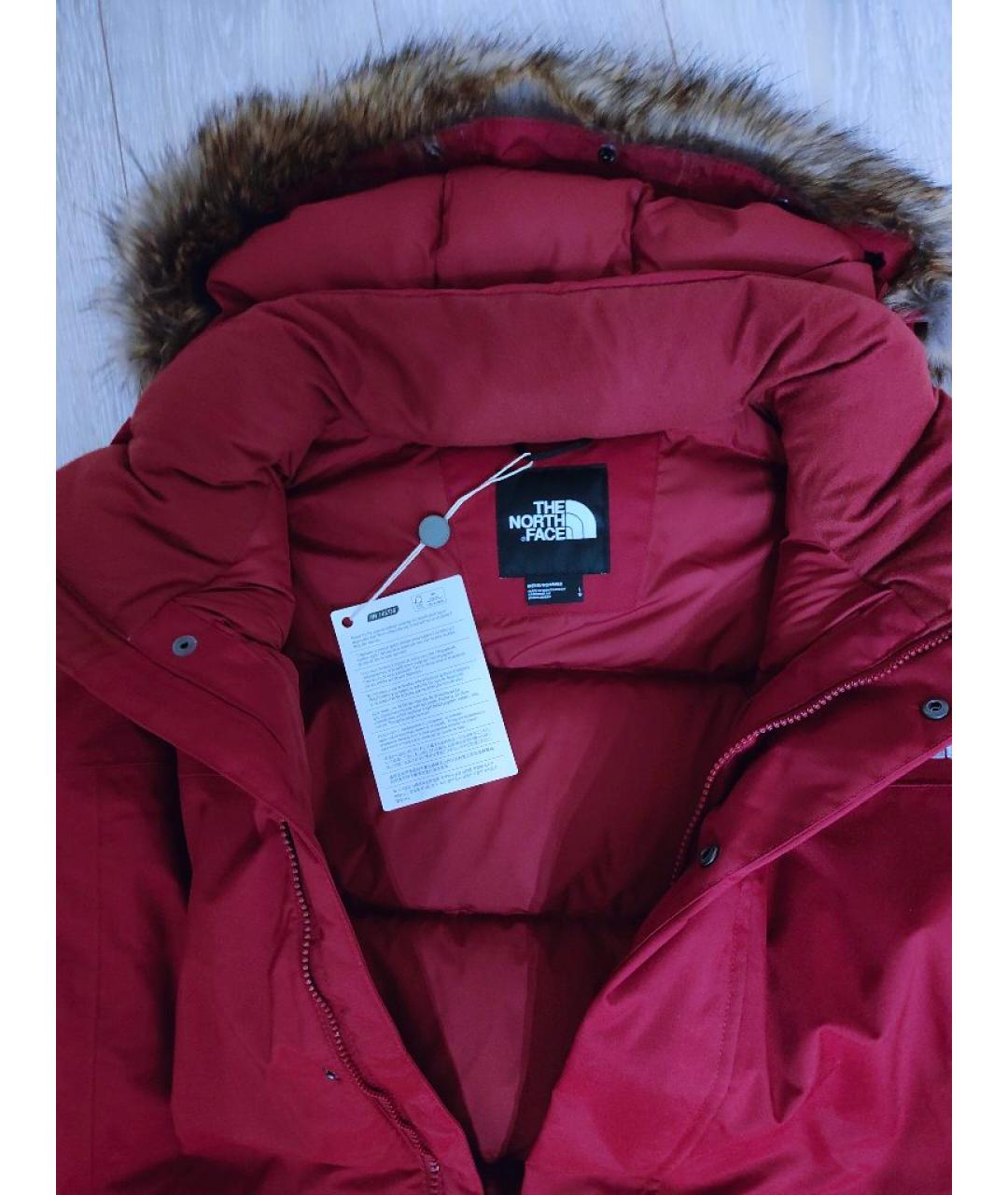 THE NORTH FACE Бордовая парка, фото 2