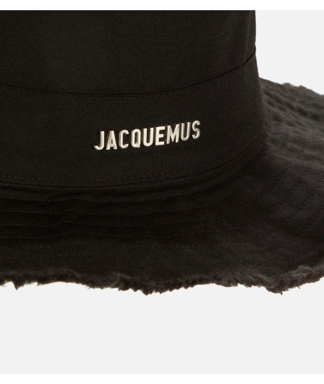 JACQUEMUS Черная хлопковая панама, фото 4