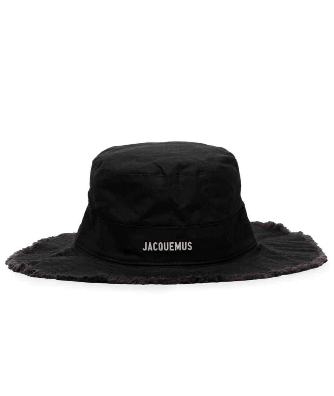 JACQUEMUS Черная хлопковая панама, фото 7