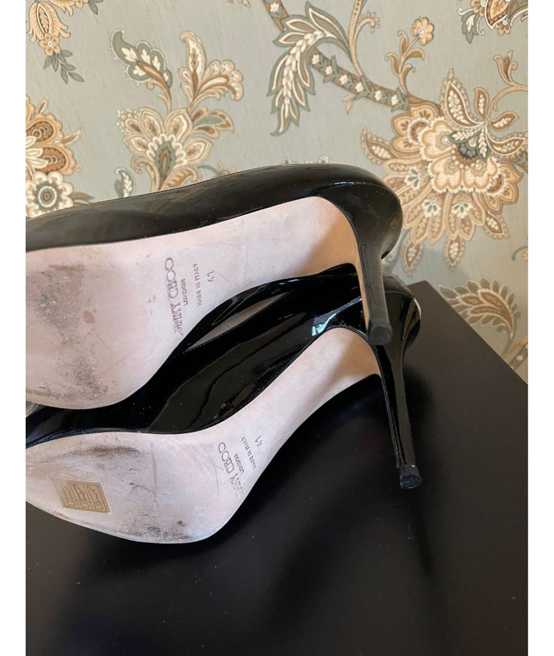 JIMMY CHOO Бежевые кожаные туфли, фото 5