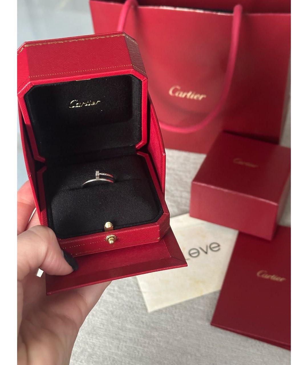 CARTIER Серебряное кольцо из белого золота, фото 3