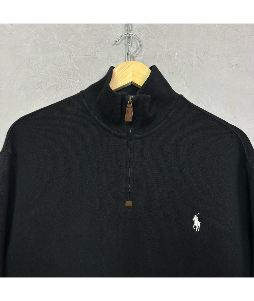 POLO RALPH LAUREN Черный хлопковый джемпер / свитер, фото 3