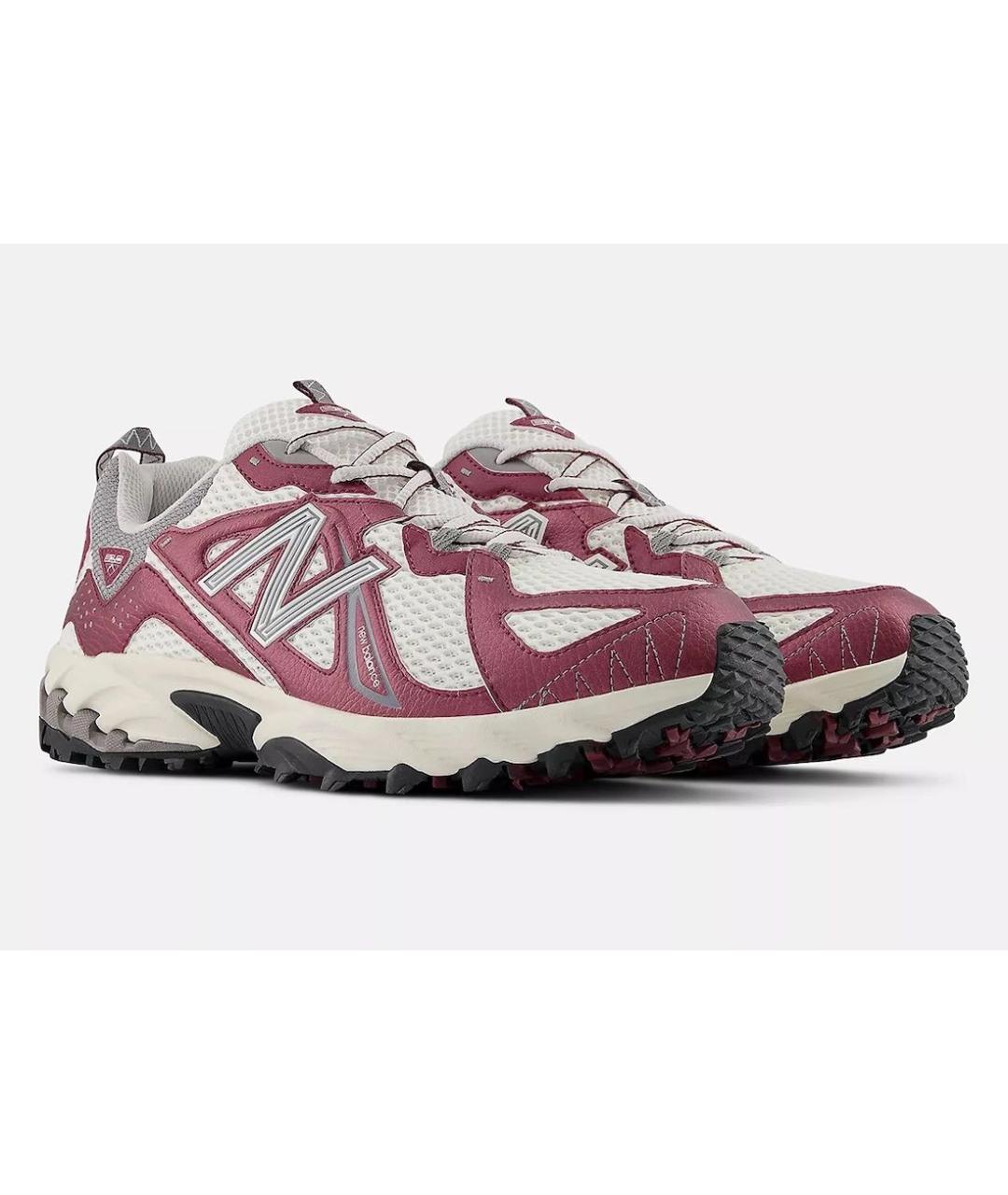 NEW BALANCE Бордовые кроссовки из лакированной кожи, фото 2