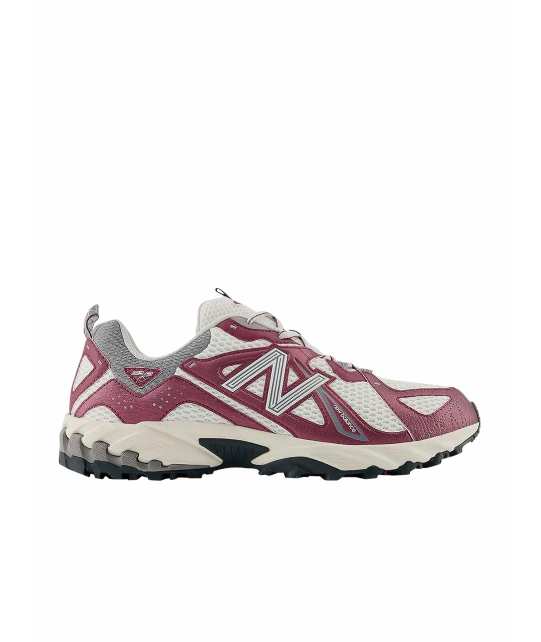 NEW BALANCE Бордовые кроссовки из лакированной кожи, фото 1