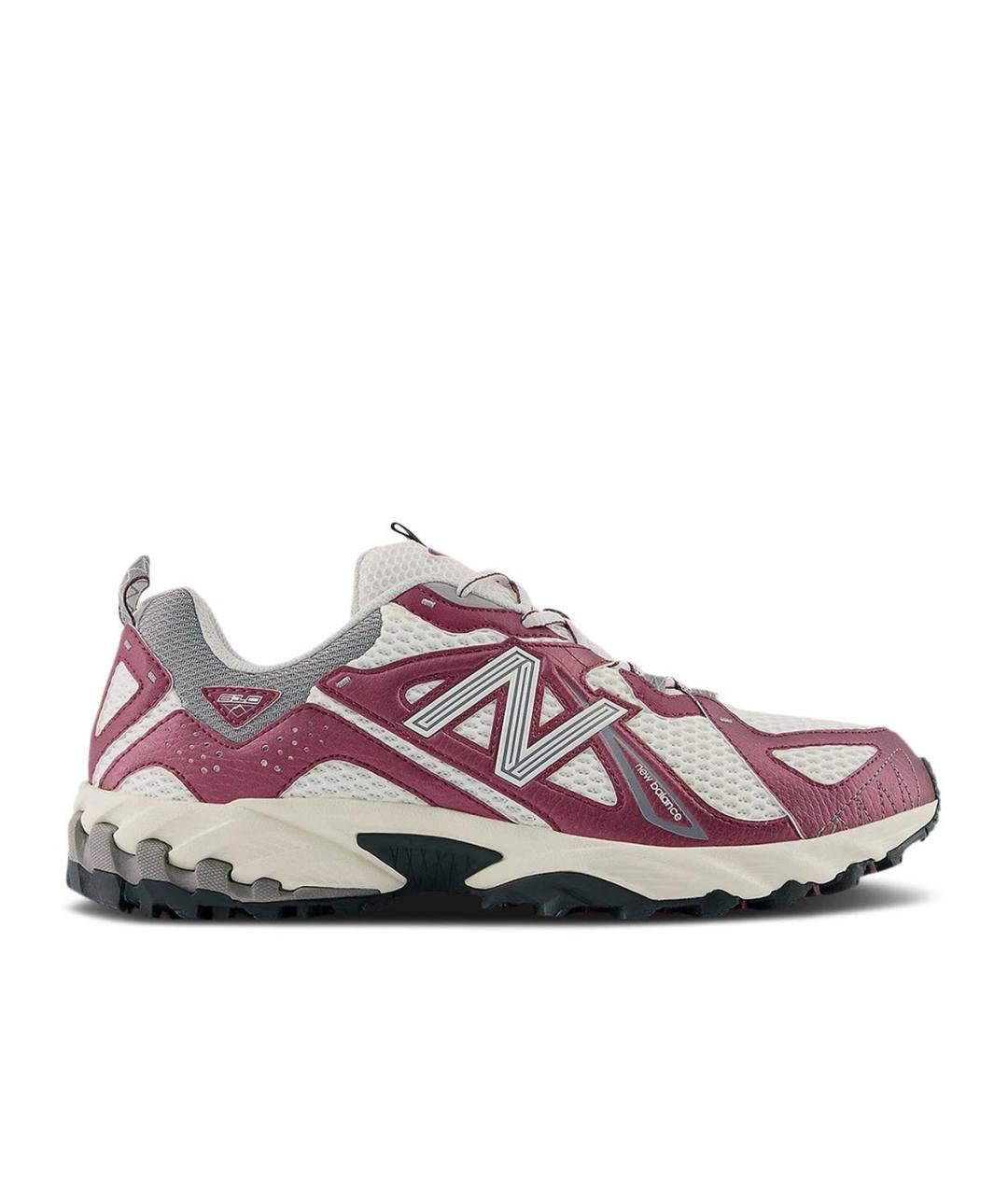 NEW BALANCE Бордовые кроссовки из лакированной кожи, фото 5