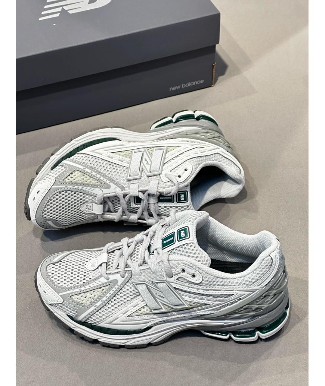 NEW BALANCE Зеленые текстильные кроссовки, фото 4