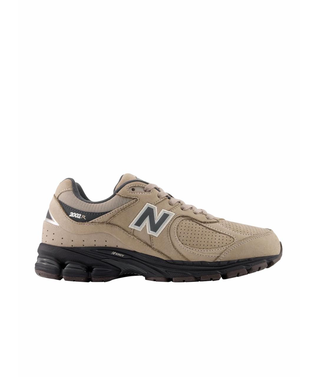 NEW BALANCE Бежевые кожаные низкие кроссовки / кеды, фото 5