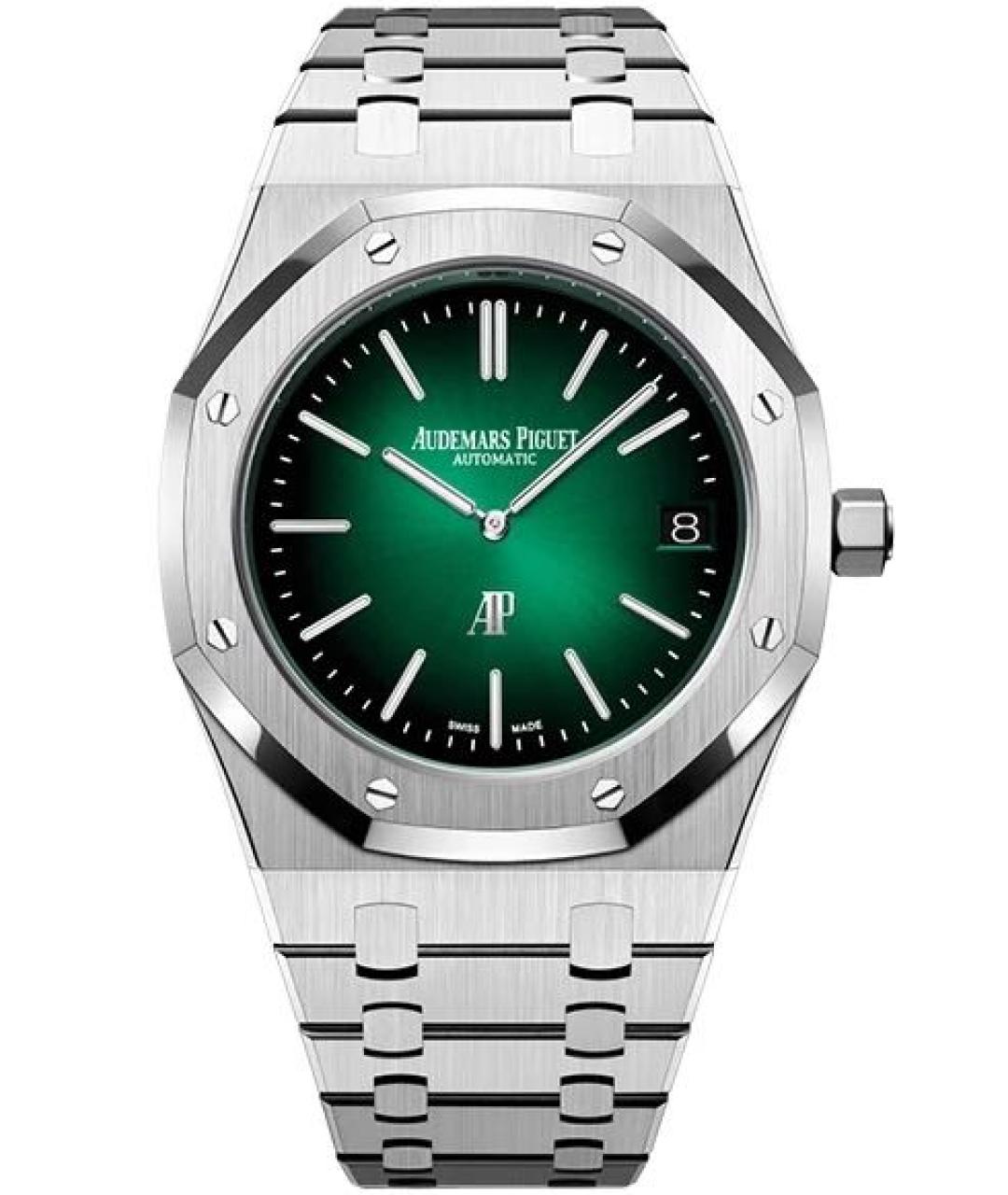 Audemars Piguet Зеленые платиновые часы, фото 3