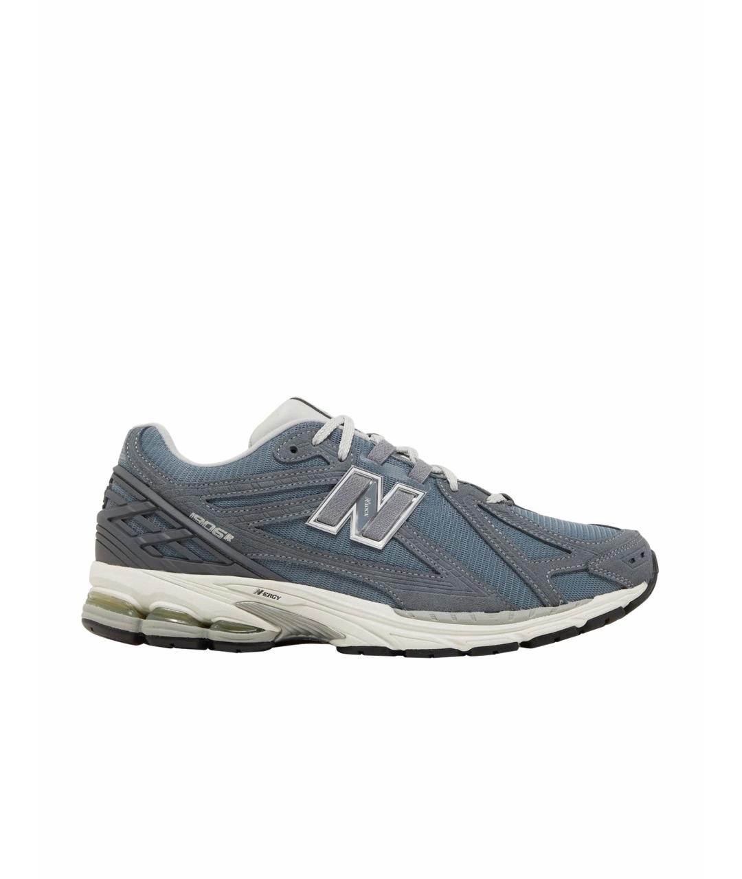 NEW BALANCE Синие текстильные низкие кроссовки / кеды, фото 1