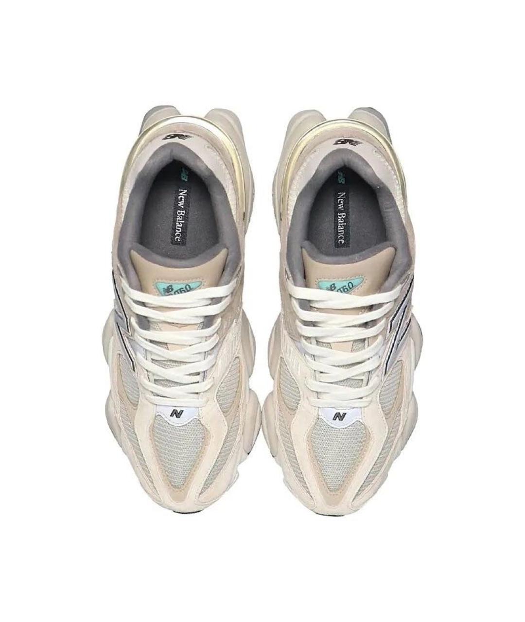 NEW BALANCE Бежевые замшевые кроссовки, фото 3