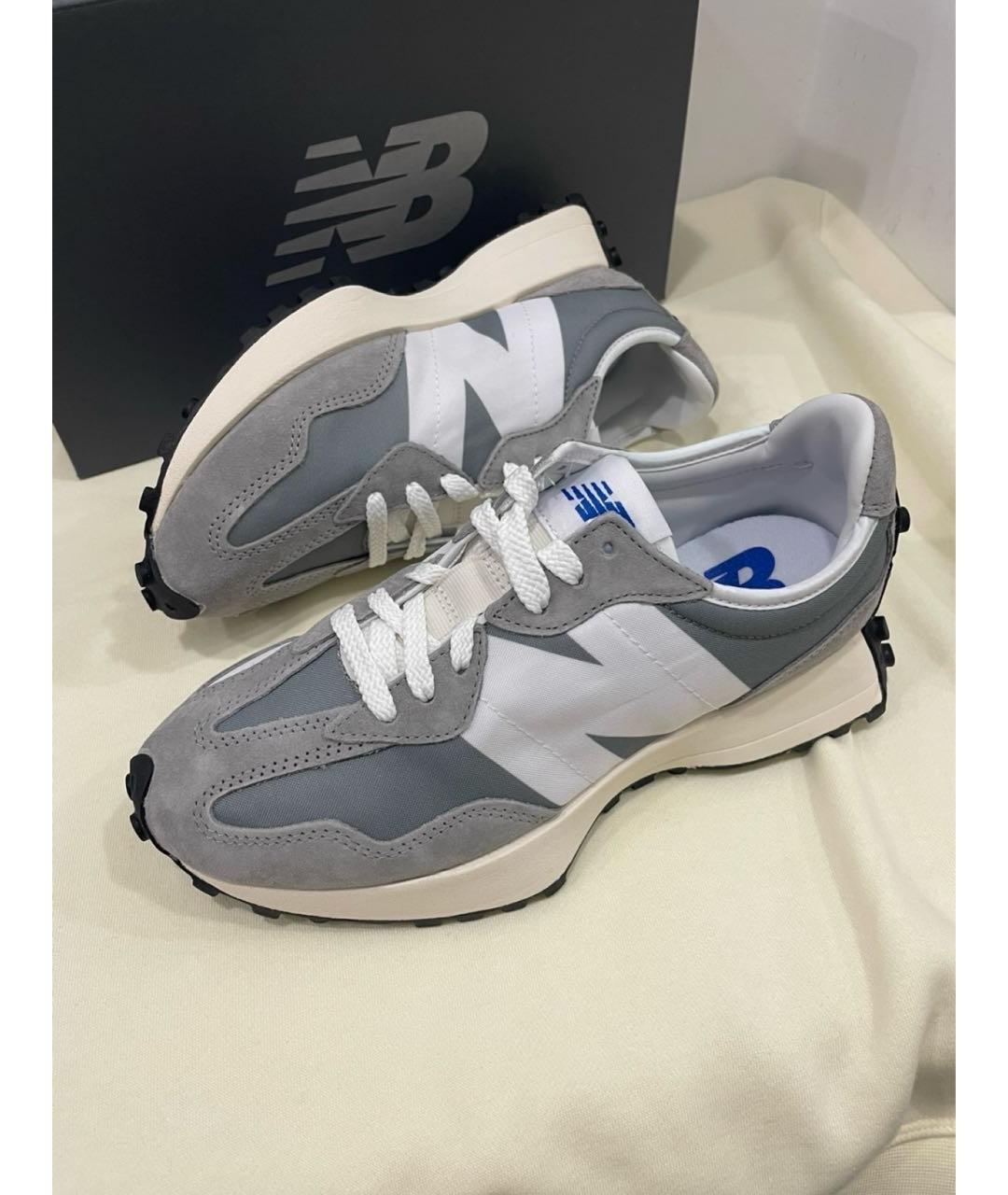 NEW BALANCE Серые текстильные кроссовки, фото 4