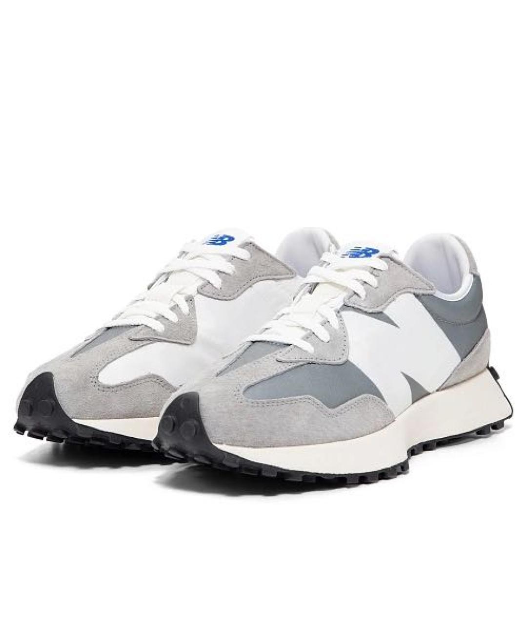 NEW BALANCE Серые текстильные низкие кроссовки / кеды, фото 2