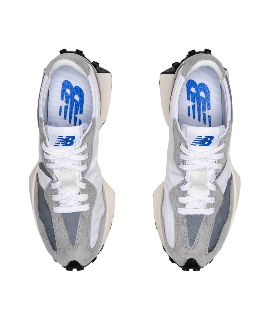 NEW BALANCE Серые текстильные низкие кроссовки / кеды, фото 3