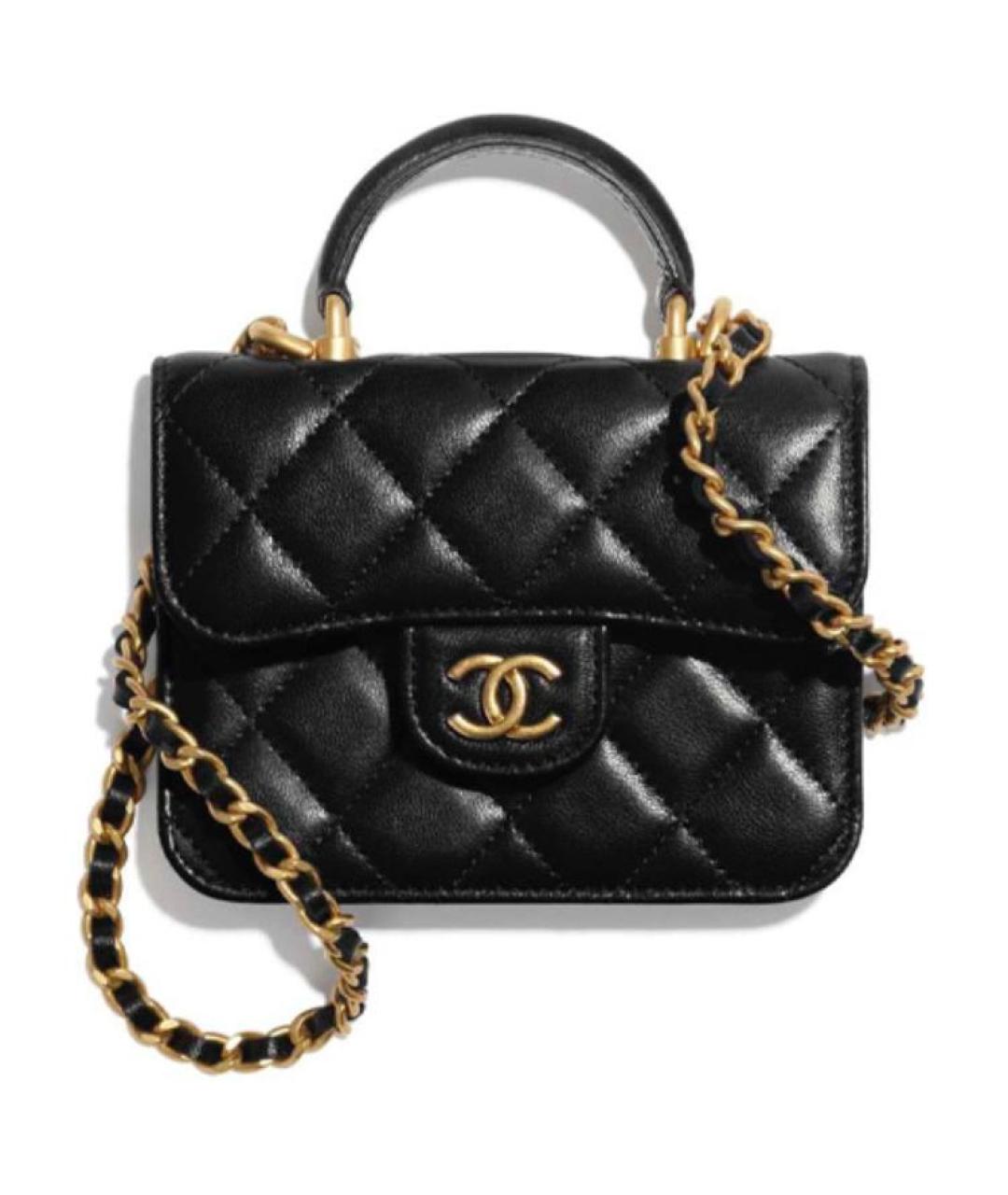 CHANEL Черная тканевая сумка через плечо, фото 2