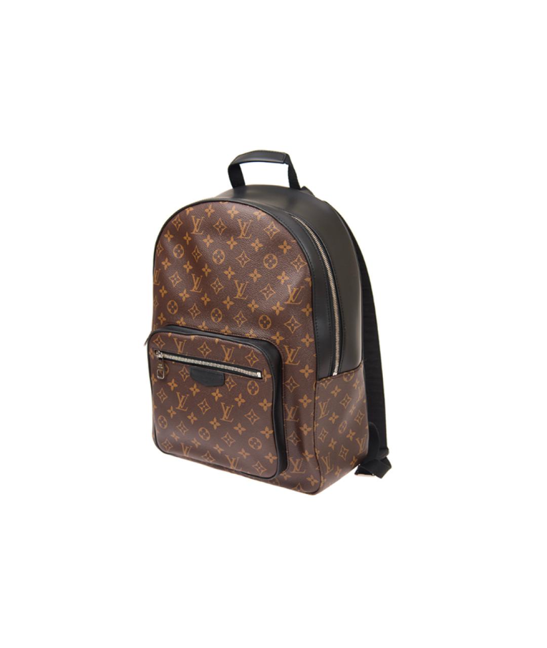 LOUIS VUITTON Коричневый кожаный рюкзак, фото 2