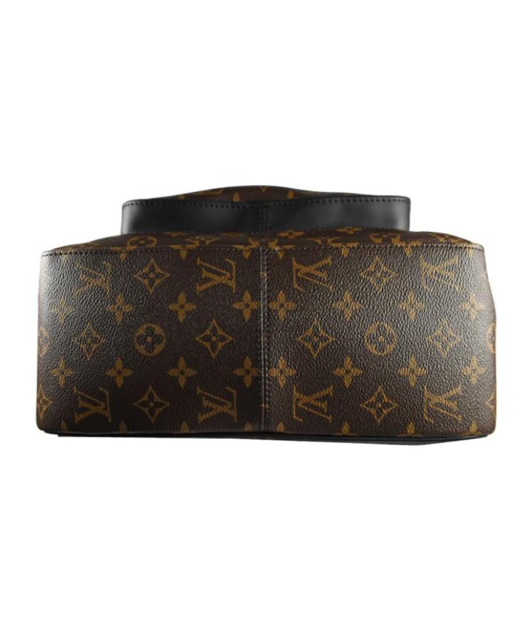 LOUIS VUITTON Коричневый кожаный рюкзак, фото 5