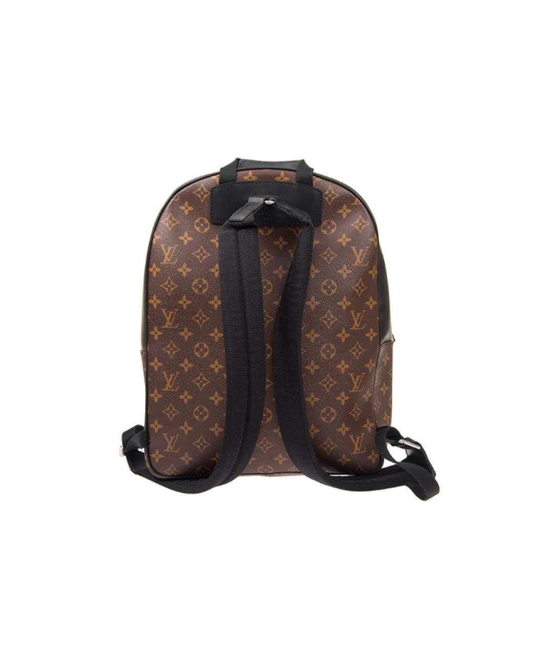 LOUIS VUITTON Коричневый кожаный рюкзак, фото 3