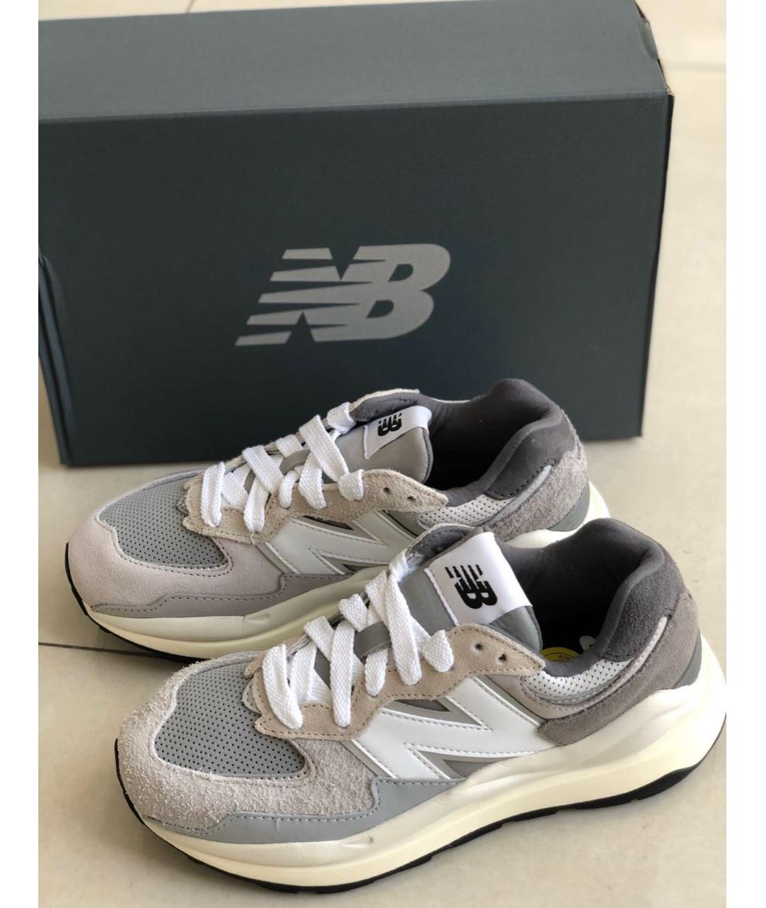 NEW BALANCE Серые текстильные кроссовки, фото 4