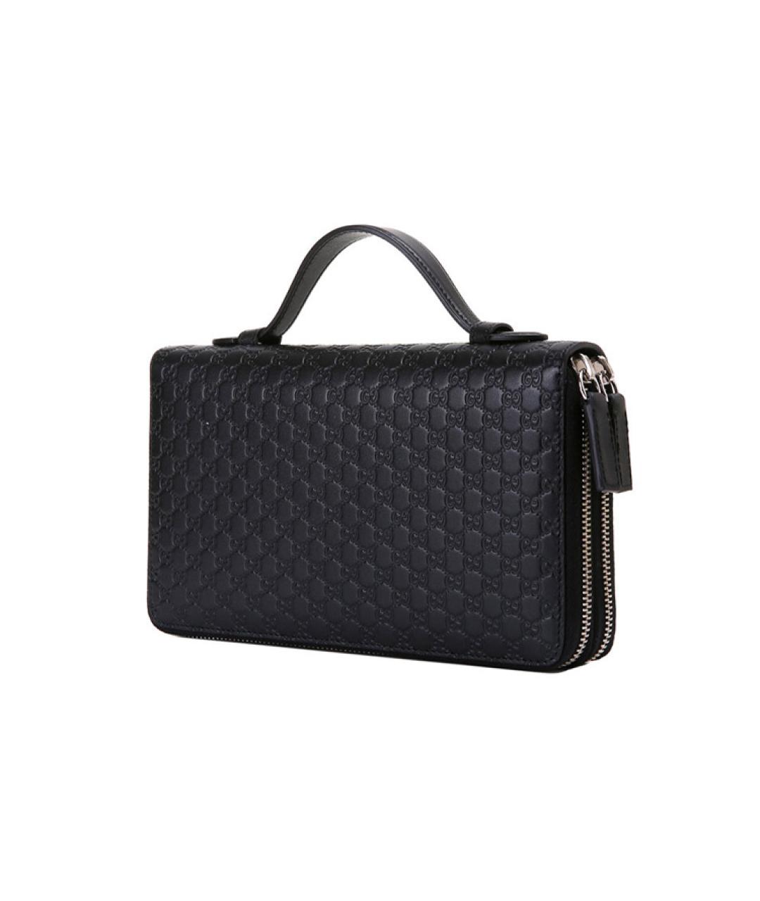 GUCCI Черная кожаная папка для документов, фото 2