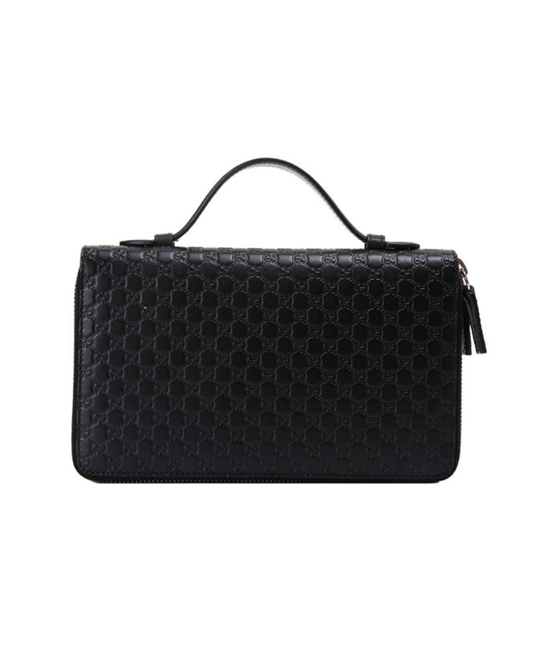 GUCCI Черная кожаная папка для документов, фото 1