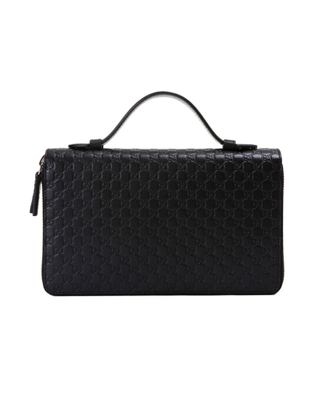 GUCCI Черная кожаная папка для документов, фото 3