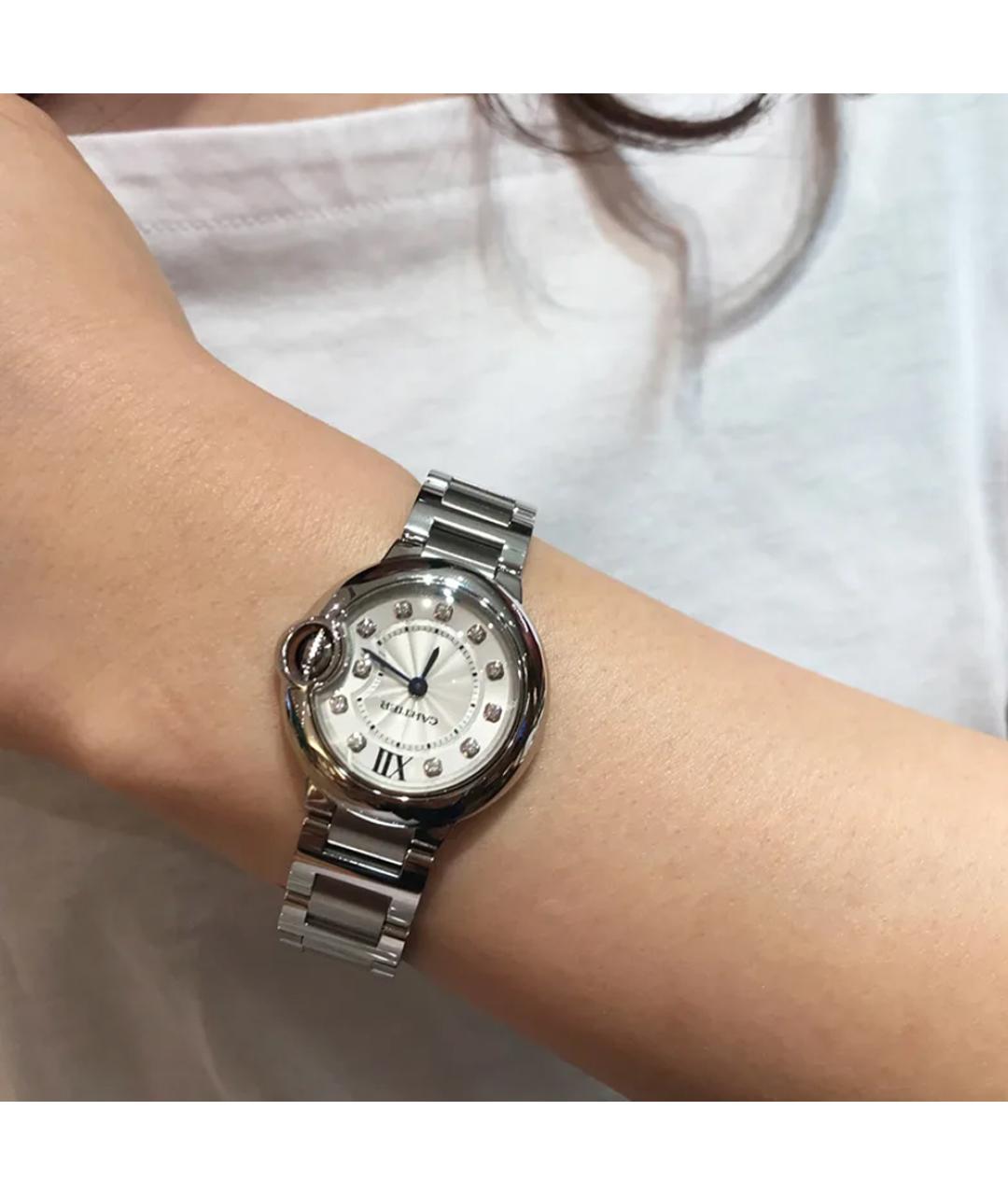 CARTIER Серебряные металлические часы, фото 5