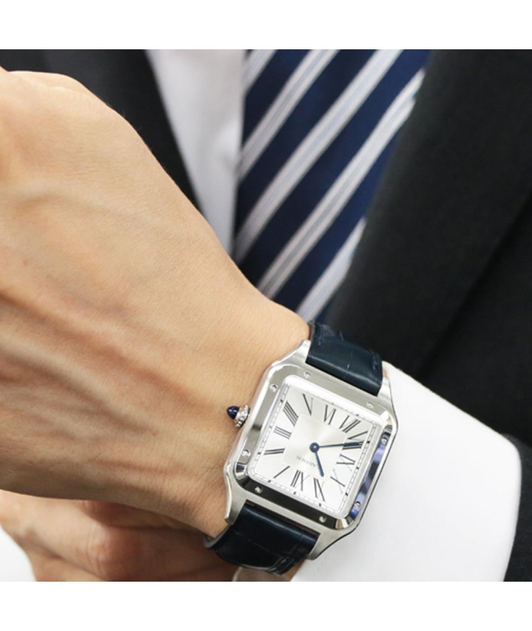 CARTIER Синие часы, фото 4