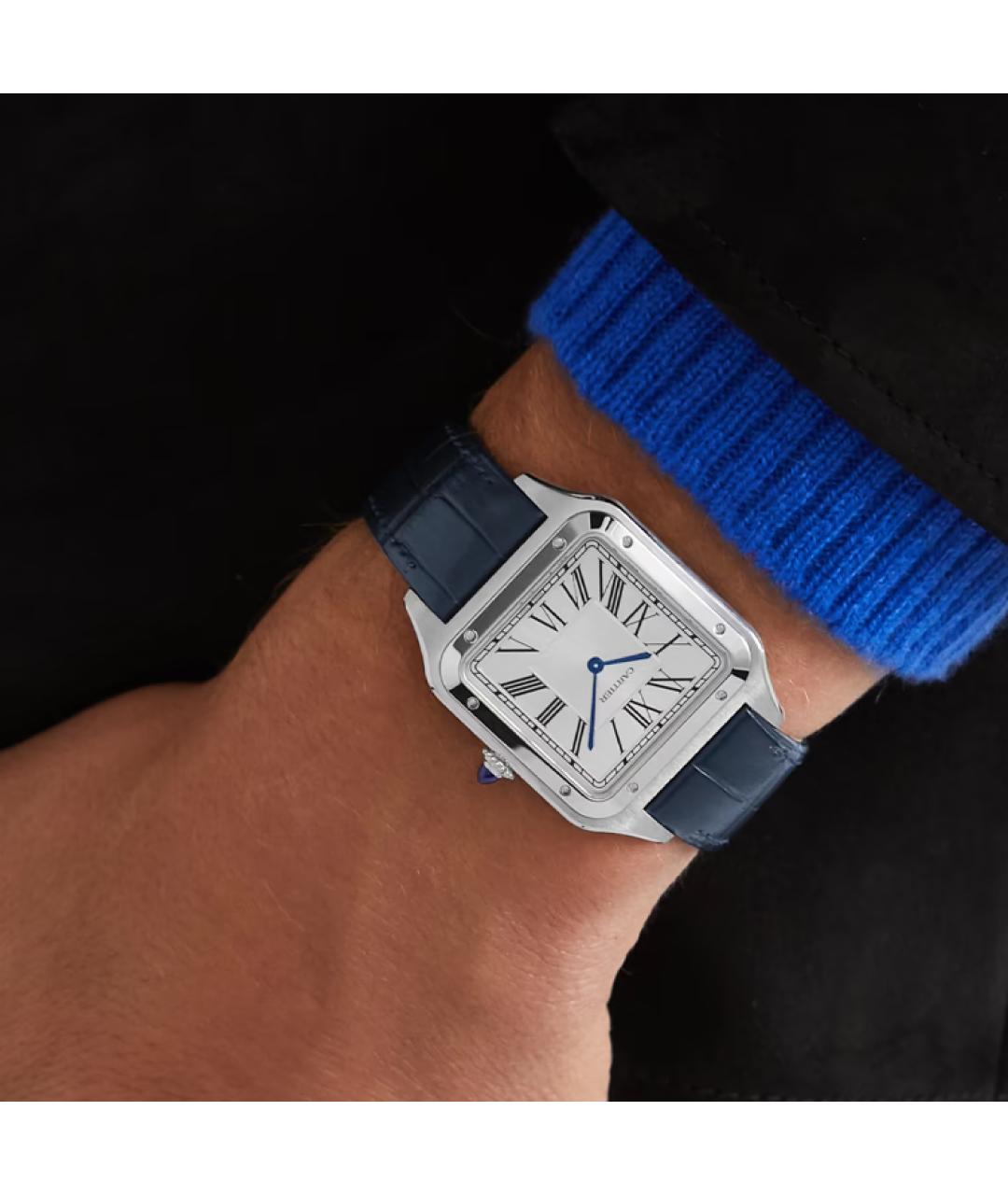 CARTIER Синие часы, фото 2