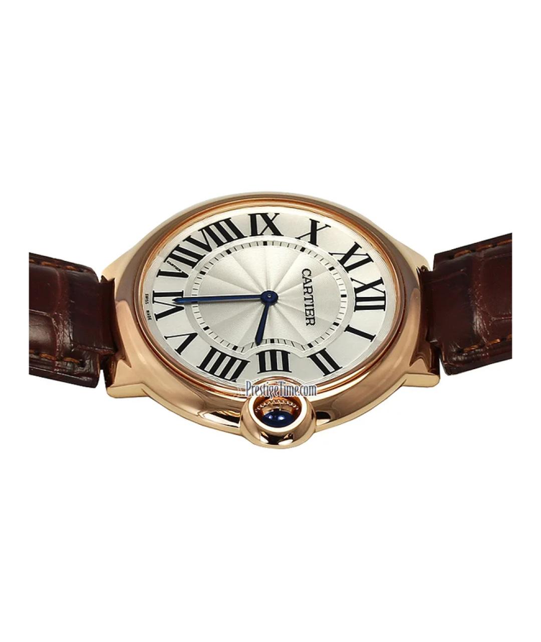 CARTIER Коричневые часы из розового золота, фото 3
