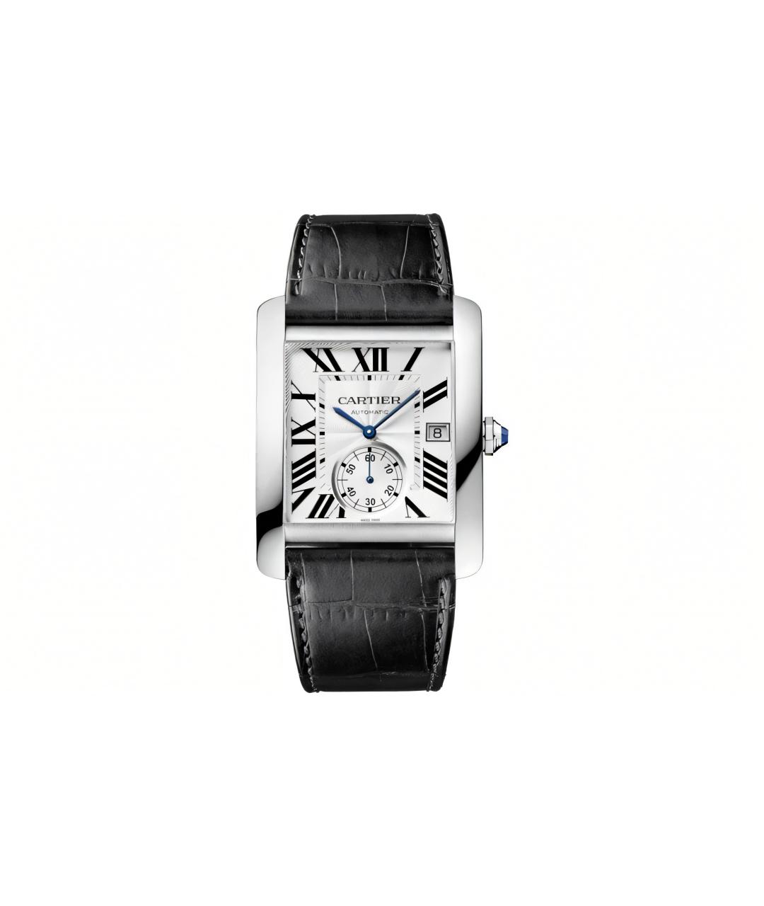 CARTIER Черные часы, фото 1