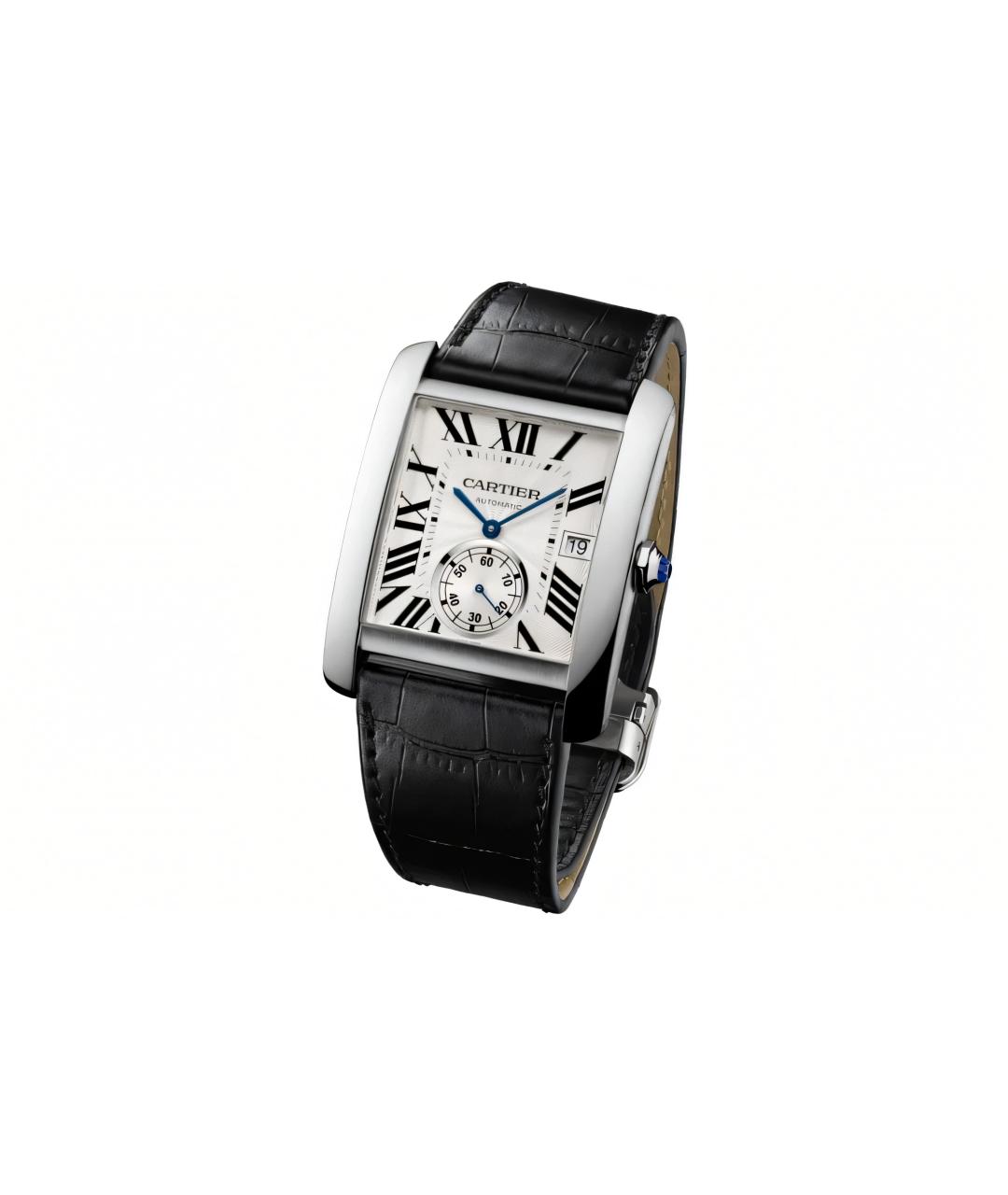 CARTIER Черные часы, фото 2