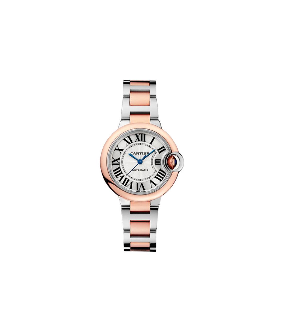 CARTIER Серебряные часы из розового золота, фото 1
