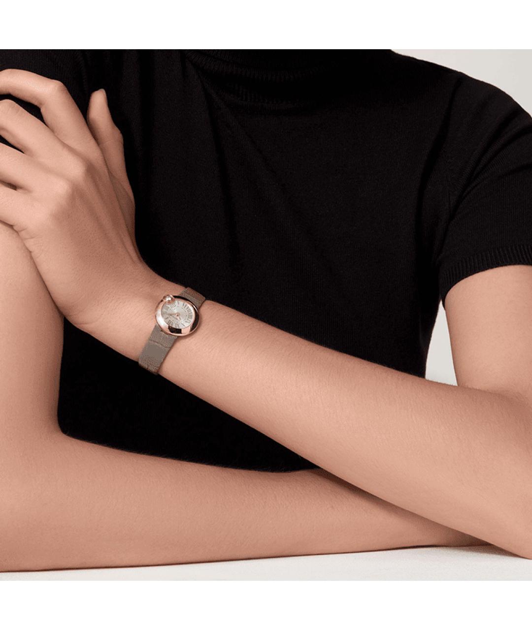 CARTIER Серые часы из розового золота, фото 4