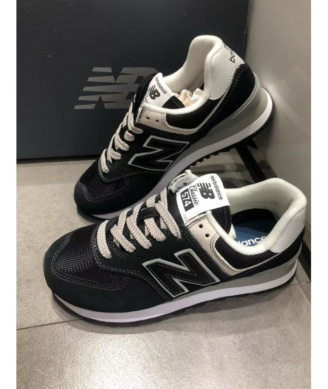 NEW BALANCE Черные замшевые кроссовки, фото 4