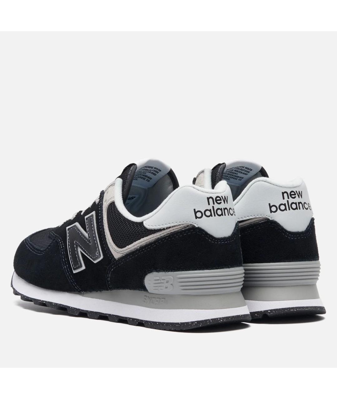 NEW BALANCE Черные замшевые кроссовки, фото 3