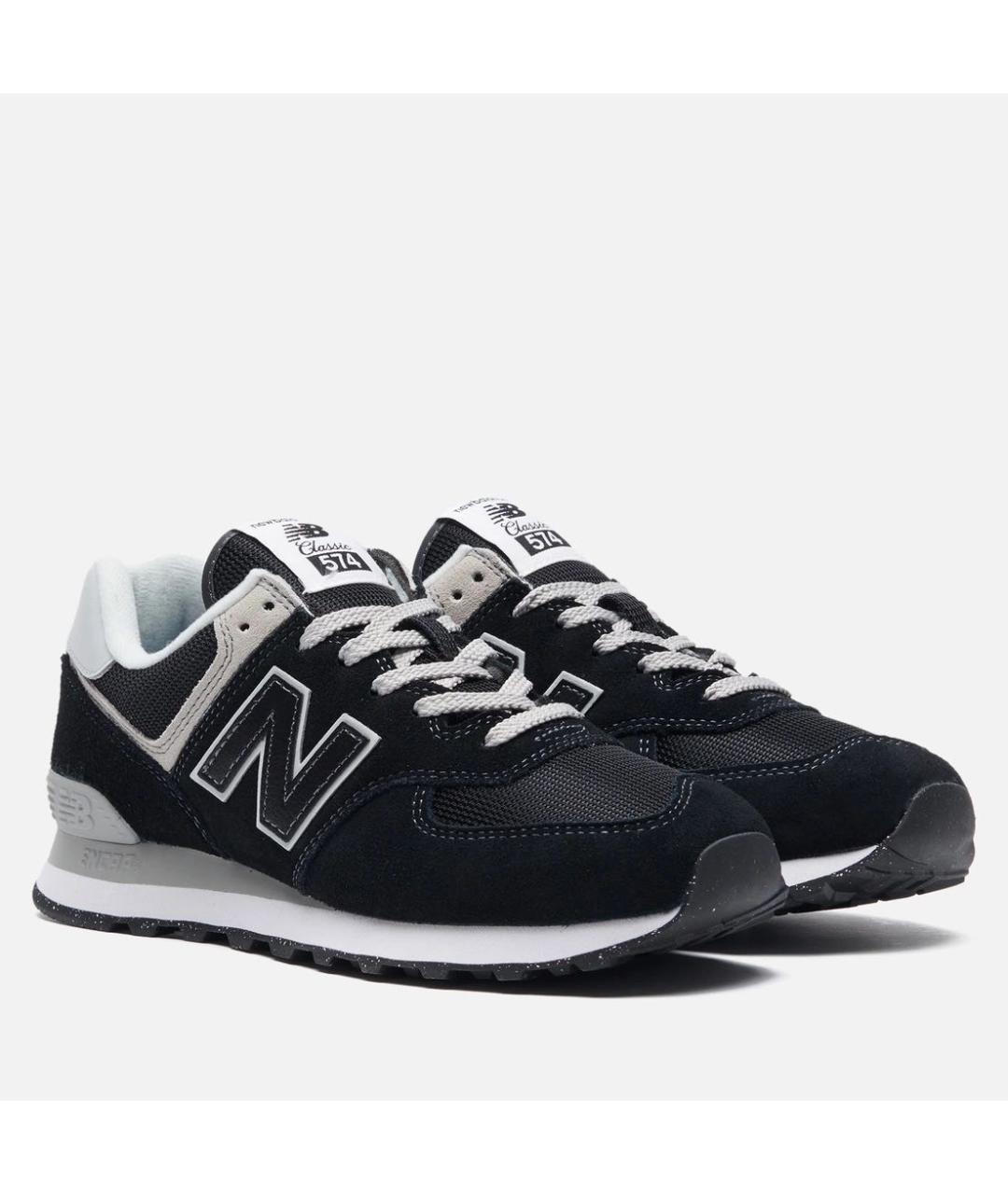 NEW BALANCE Черные замшевые кроссовки, фото 2