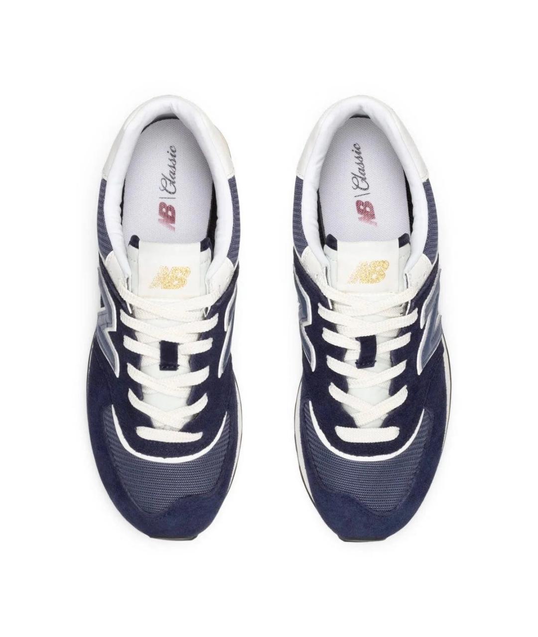 NEW BALANCE Синие замшевые кроссовки, фото 3