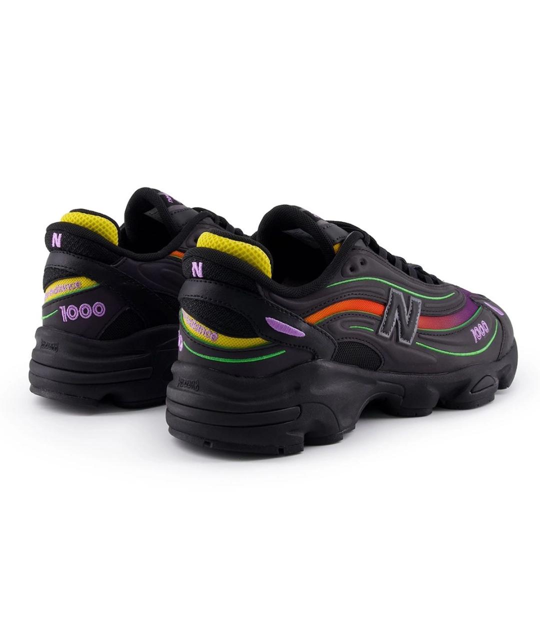 NEW BALANCE Черные кожаные кроссовки, фото 3