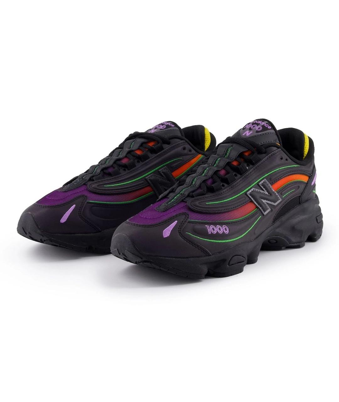 NEW BALANCE Черные кожаные кроссовки, фото 2