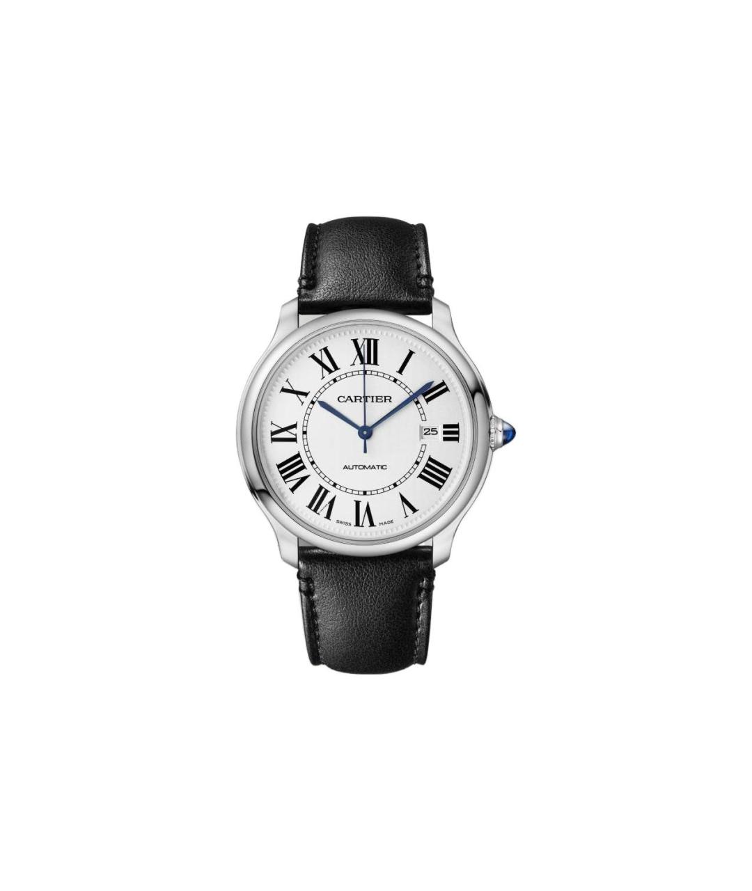 CARTIER Черные часы, фото 1