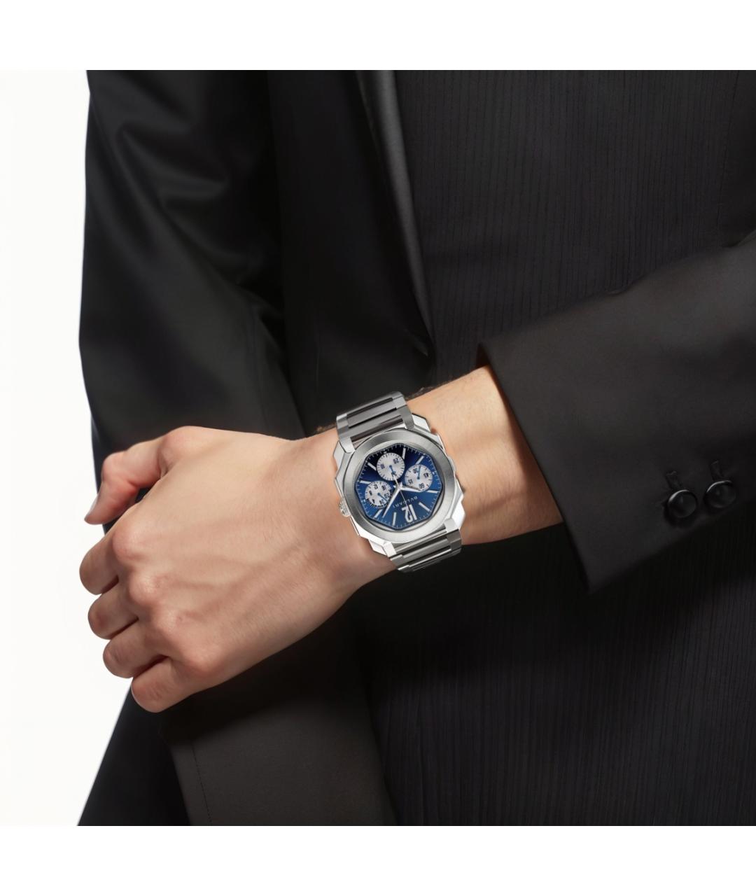 BVLGARI Синие часы, фото 3