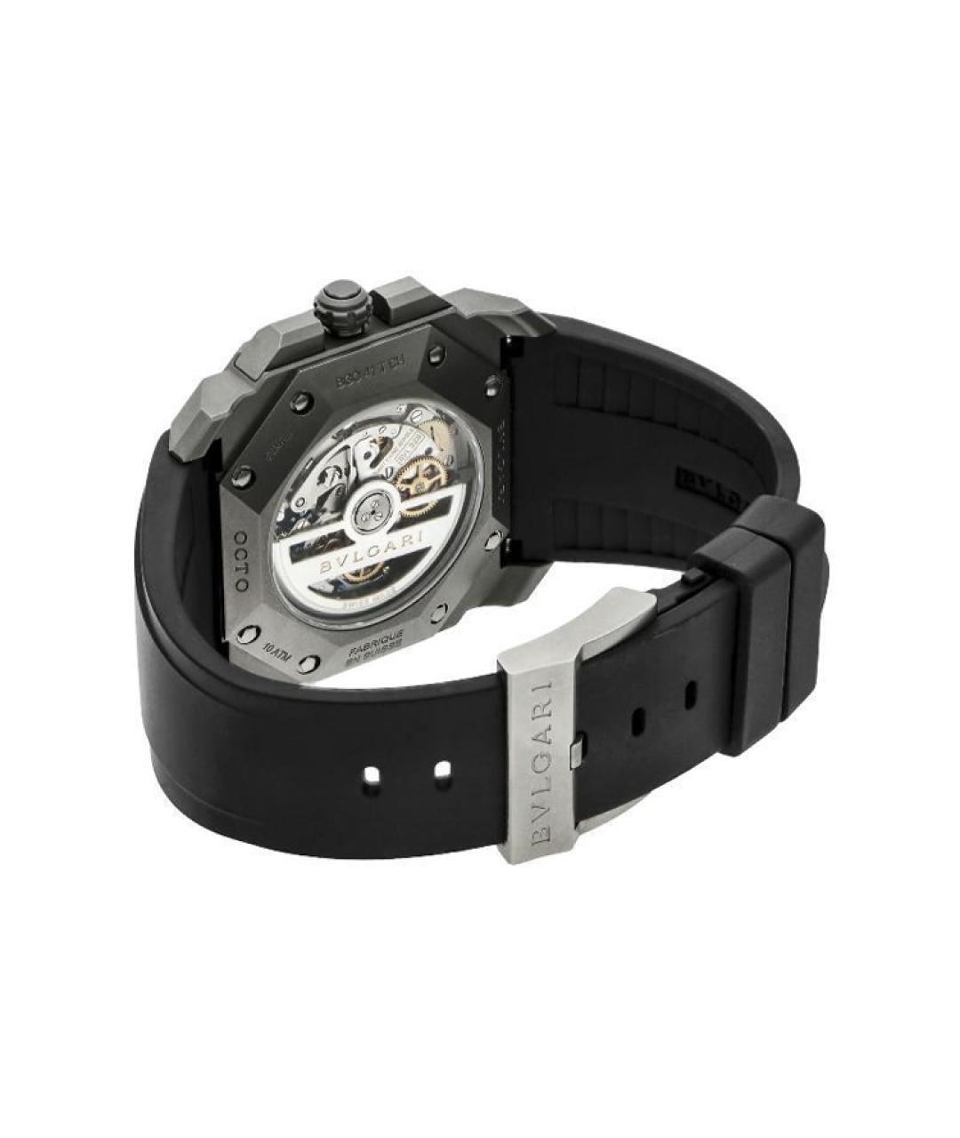 BVLGARI Черные часы, фото 4