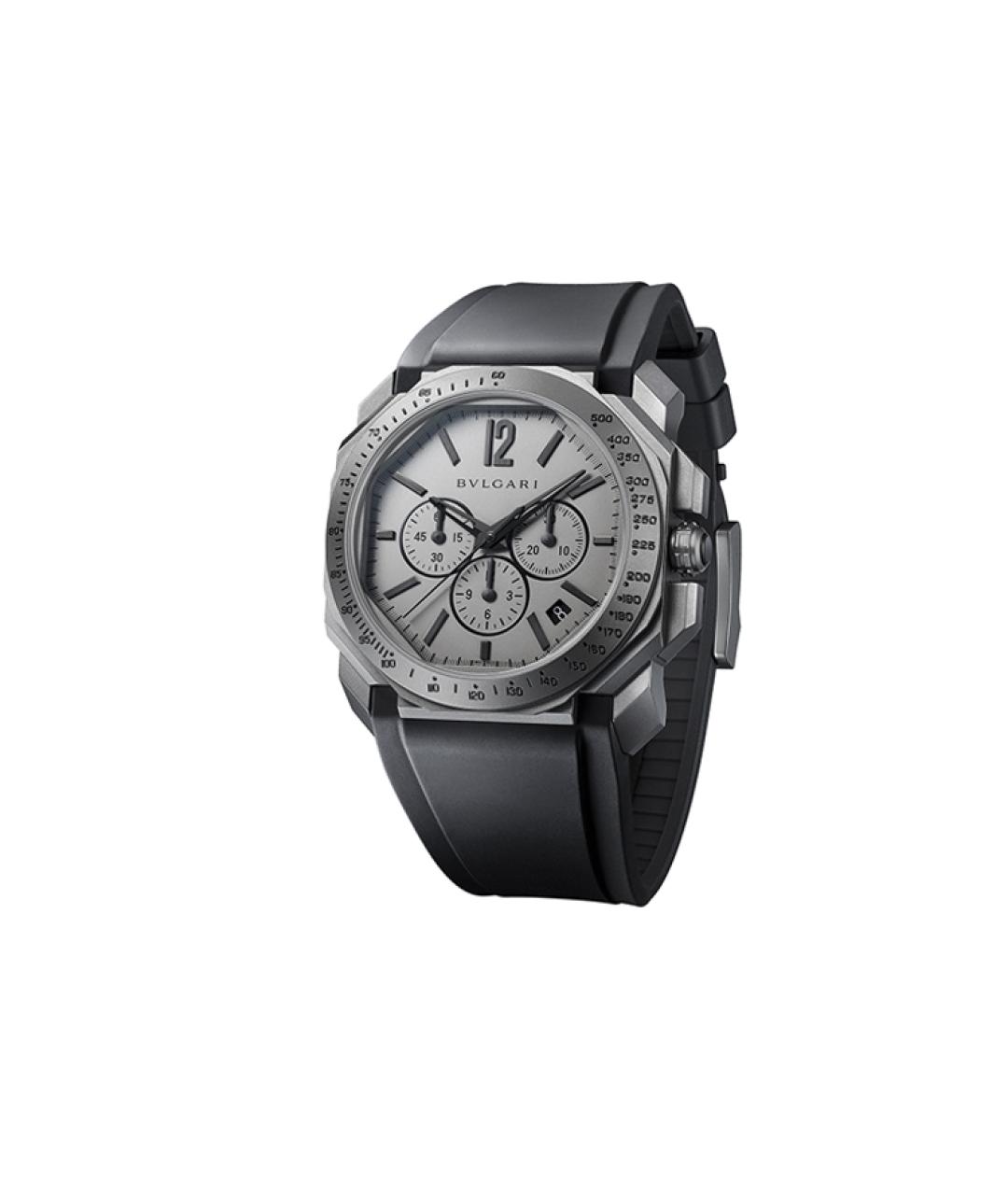 BVLGARI Черные часы, фото 1