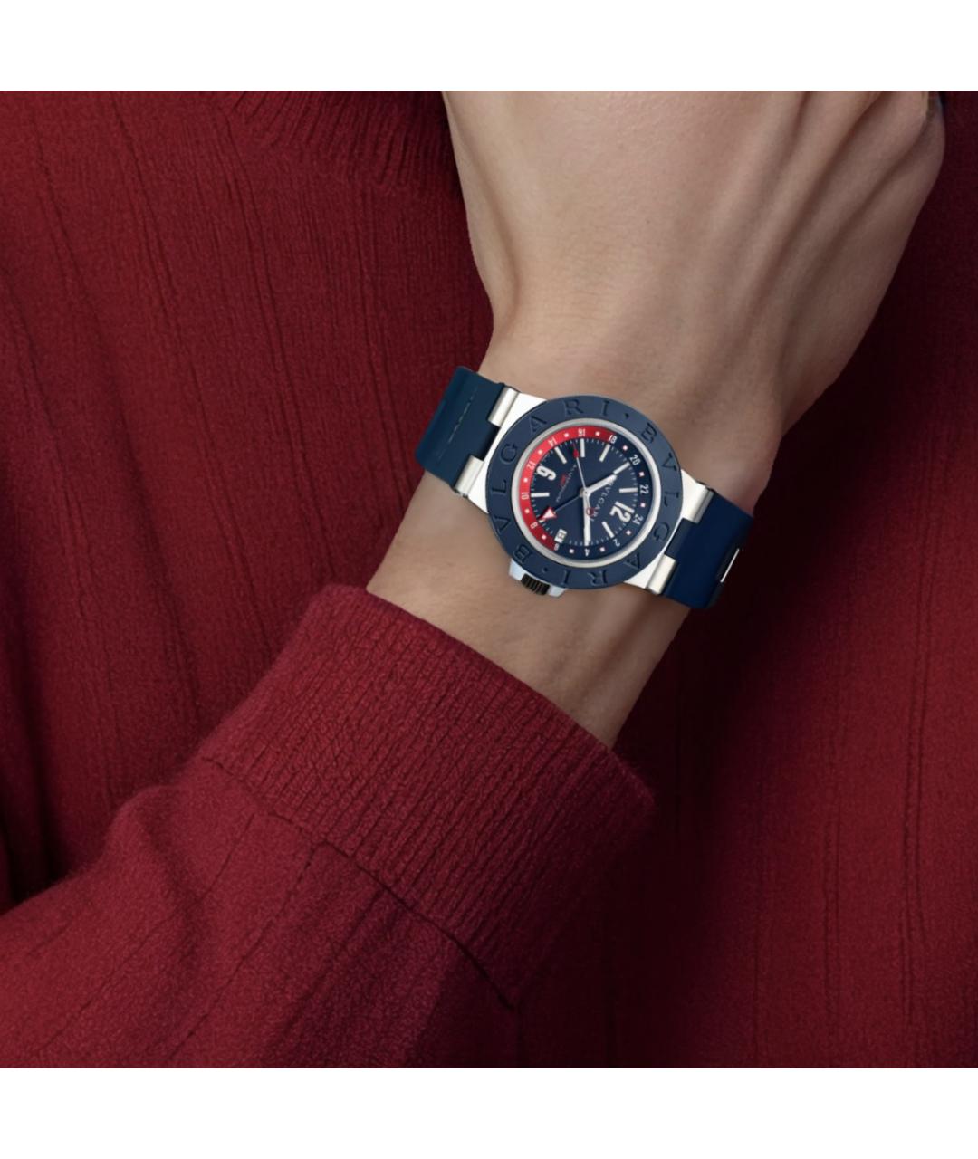 BVLGARI Синие часы, фото 4