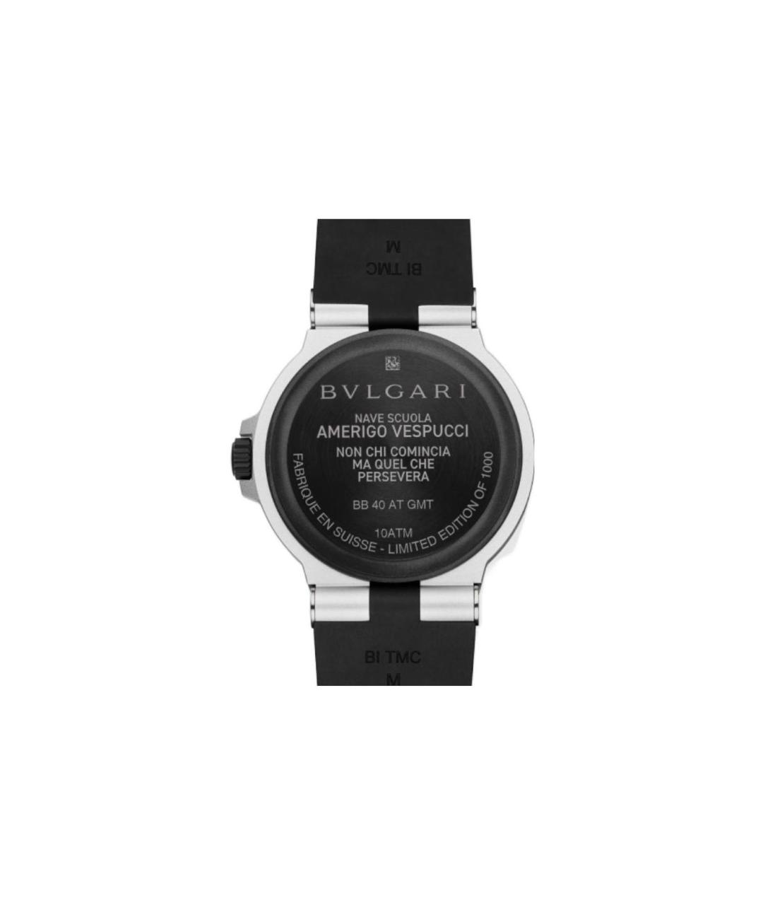 BVLGARI Черные часы, фото 2