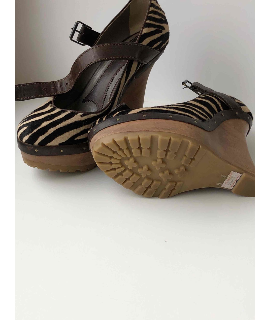 ETRO Коричневые туфли из экзотической кожи, фото 5